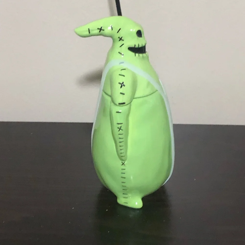 The Nightmare Before Christmas Oogie Boogie Canister, NWT , Neon Green